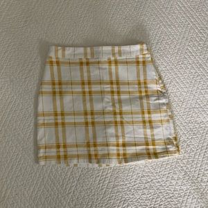Plaid Mini Skirt